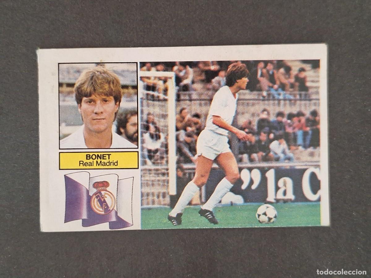 Cromos de f&uacute;tbol: L6 BONET REAL MADRID FICHAJE 7 LIGA ESTE 1982 1983 82 83 DESPEGADO RECUPERADO