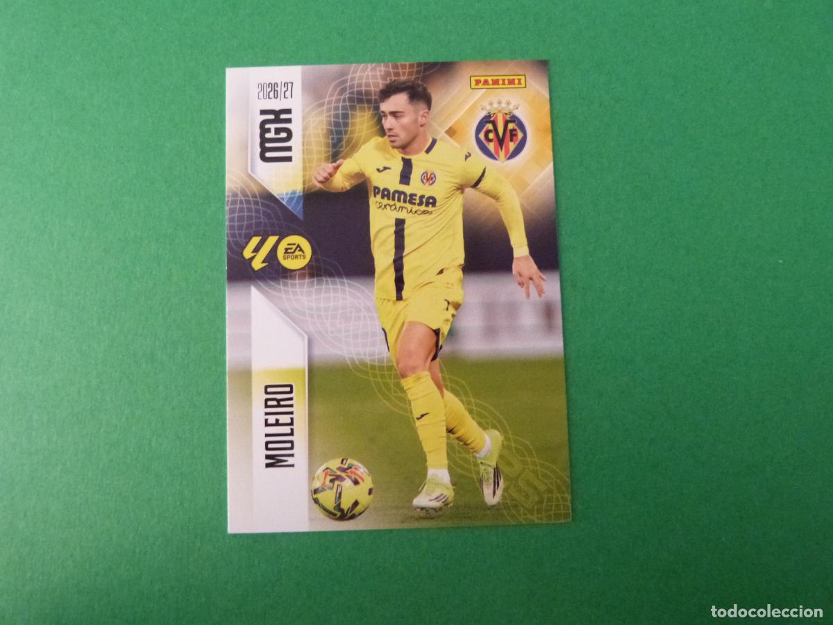 Cromos de f&uacute;tbol: TRADING CARD FUTBOL MOLEIRO VILLARREAL C.F. N&ordm; 373 LIGA MEGACRACKS 2026-2027/26-27 PANINI