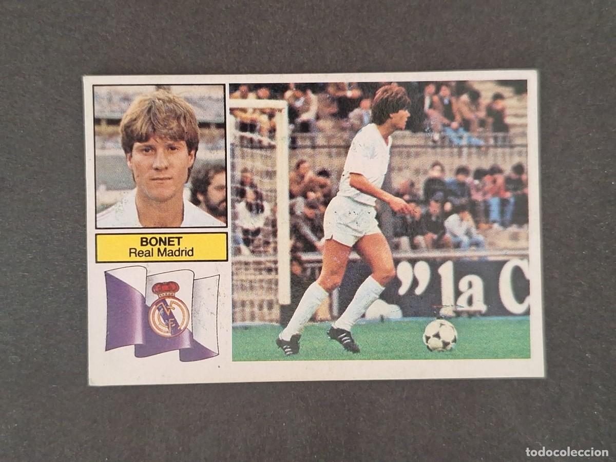 Cromos de f&uacute;tbol: L6 BONET REAL MADRID FICHAJE 7 LIGA ESTE 1982 1983 82 83 DESPEGADO RECUPERADO