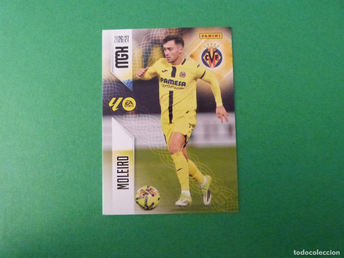 Cromos de f&uacute;tbol: TRADING CARD FUTBOL MOLEIRO VILLARREAL C.F. N&ordm; 373 LIGA MEGACRACKS 2026-2027/26-27 PANINI