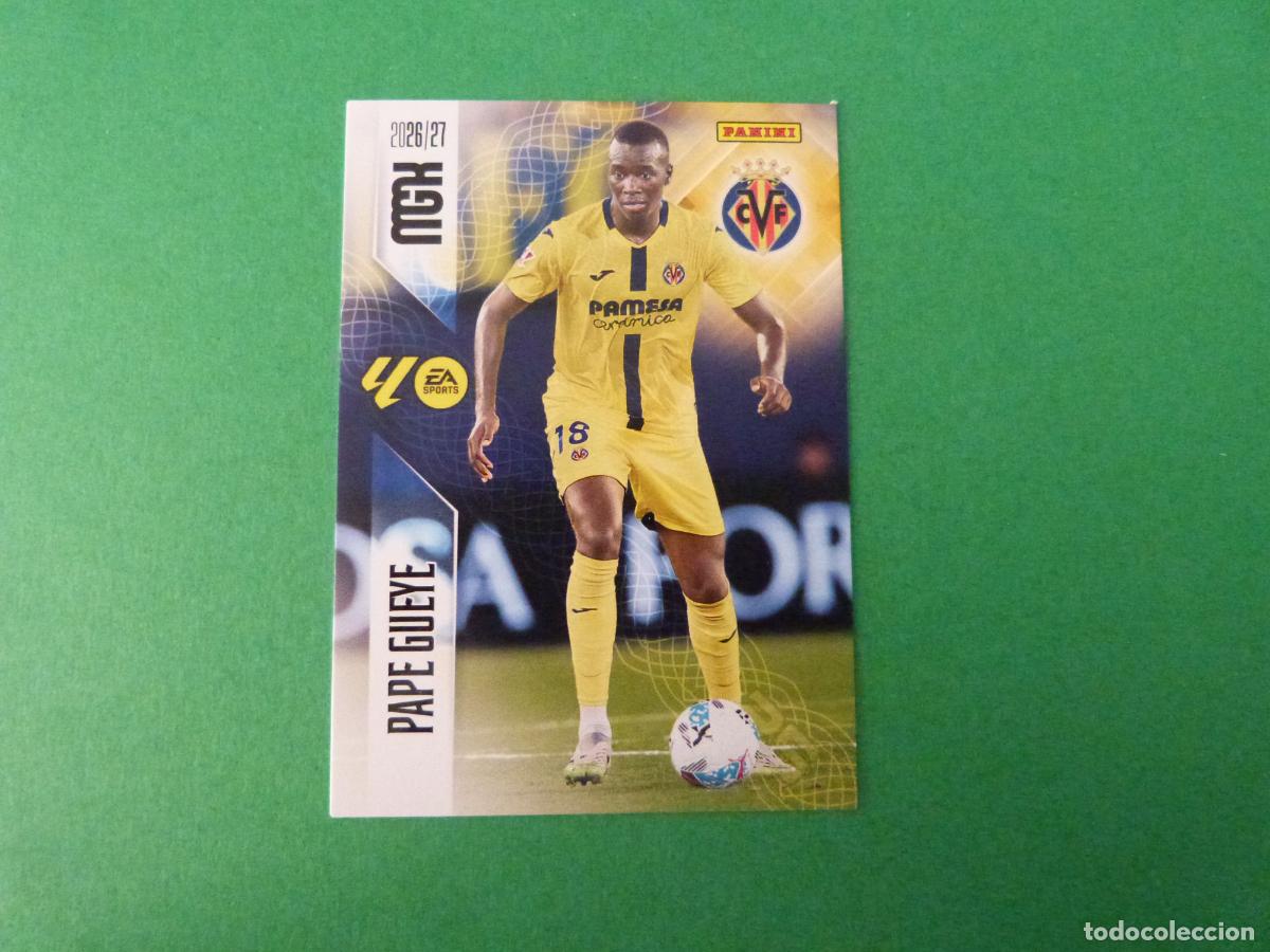 Cromos de f&uacute;tbol: TRADING CARD FUTBOL PAPE GUEYE VILLARREAL C.F. N&ordm; 372 LIGA MEGACRACKS 2026-2027/26-27 PANINI