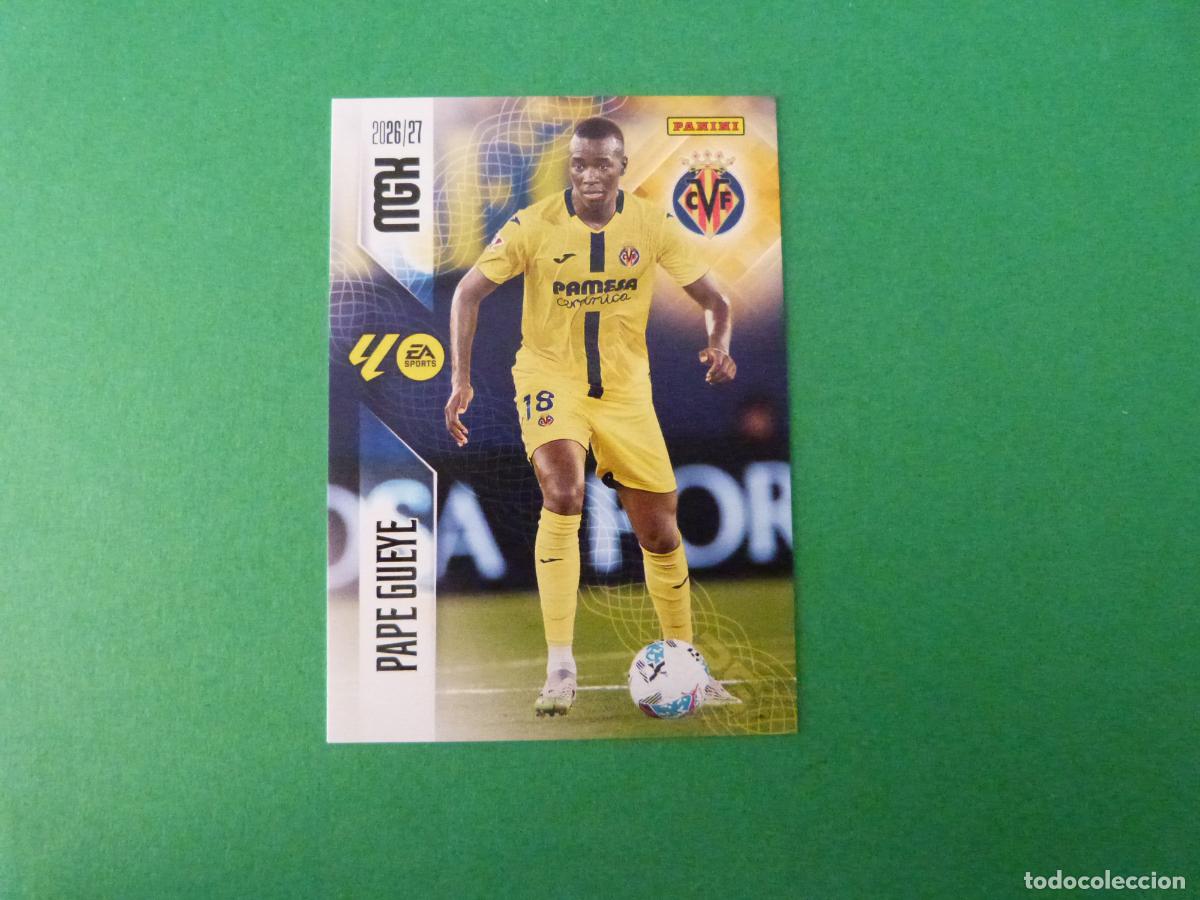 Cromos de f&uacute;tbol: TRADING CARD FUTBOL PAPE GUEYE VILLARREAL C.F. N&ordm; 372 LIGA MEGACRACKS 2026-2027/26-27 PANINI