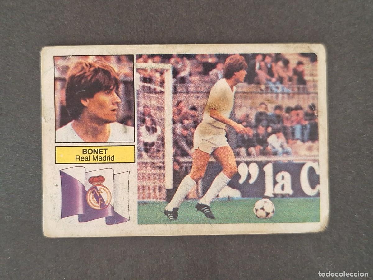 Cromos de f&uacute;tbol: L6 BONET VERSION REAL MADRID FICHAJE 7 LIGA ESTE 1982 1983 82 83 DESPEGADO RECUPERADO