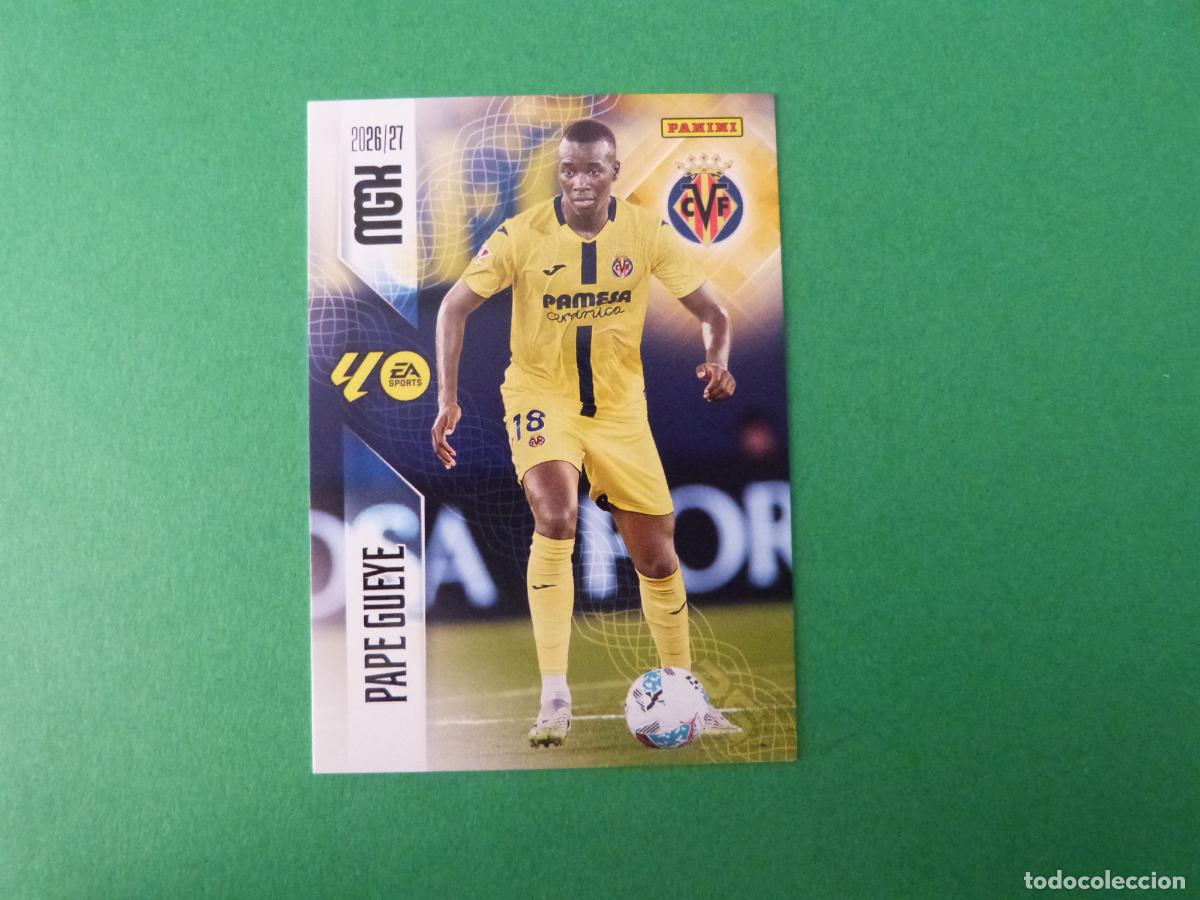 Cromos de f&uacute;tbol: TRADING CARD FUTBOL PAPE GUEYE VILLARREAL C.F. N&ordm; 372 LIGA MEGACRACKS 2026-2027/26-27 PANINI