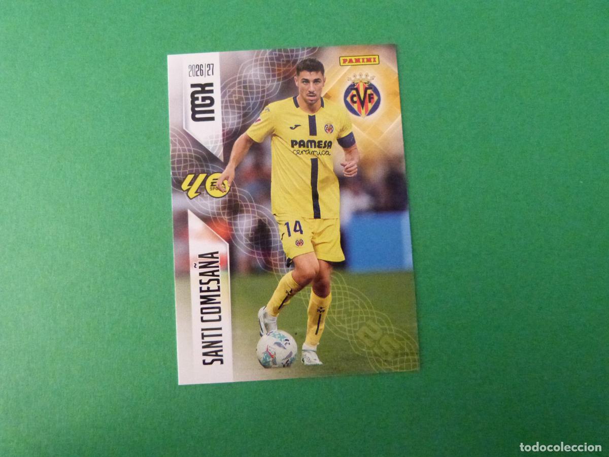 Cromos de f&uacute;tbol: TRADING CARD FUTBOL SANTI COMESA&Ntilde;A VILLARREAL C.F. N&ordm; 370 LIGA MEGACRACKS 2026-2027/26-27 PANINI