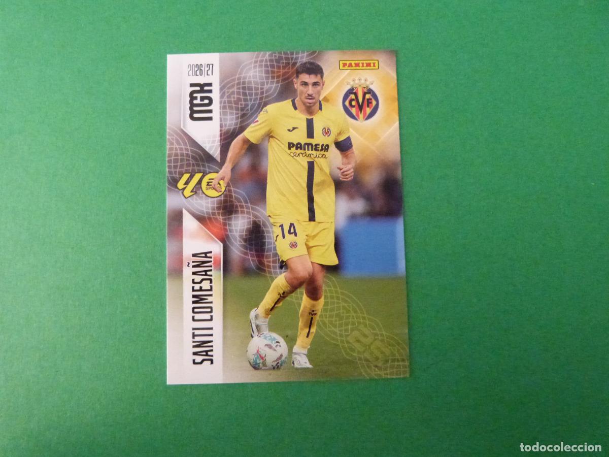 Cromos de f&uacute;tbol: TRADING CARD FUTBOL SANTI COMESA&Ntilde;A VILLARREAL C.F. N&ordm; 370 LIGA MEGACRACKS 2026-2027/26-27 PANINI