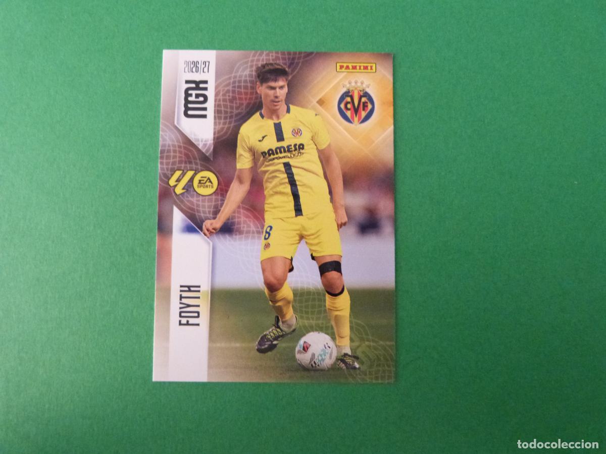 Cromos de f&uacute;tbol: TRADING CARD FUTBOL FOYTH VILLARREAL C.F. N&ordm; 366 LIGA MEGACRACKS 2026-2027/26-27 PANINI