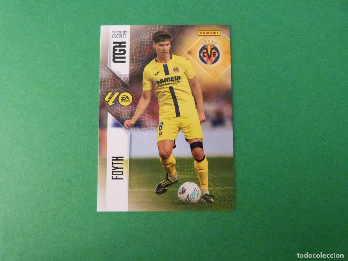 Cromos de f&uacute;tbol: TRADING CARD FUTBOL FOYTH VILLARREAL C.F. N&ordm; 366 LIGA MEGACRACKS 2026-2027/26-27 PANINI