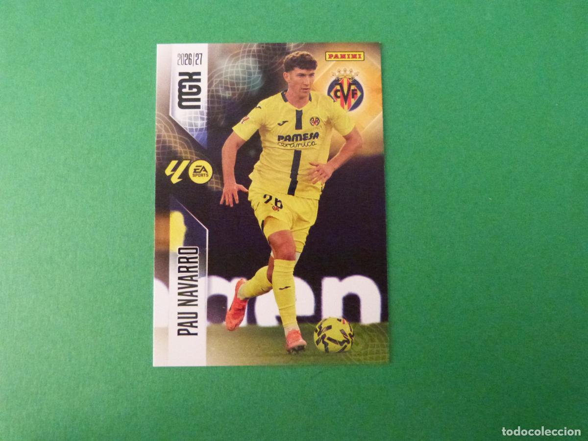 Cromos de f&uacute;tbol: TRADING CARD FUTBOL PAU NAVARRO VILLARREAL C.F. N&ordm; 365 LIGA MEGACRACKS 2026-2027/26-27 PANINI