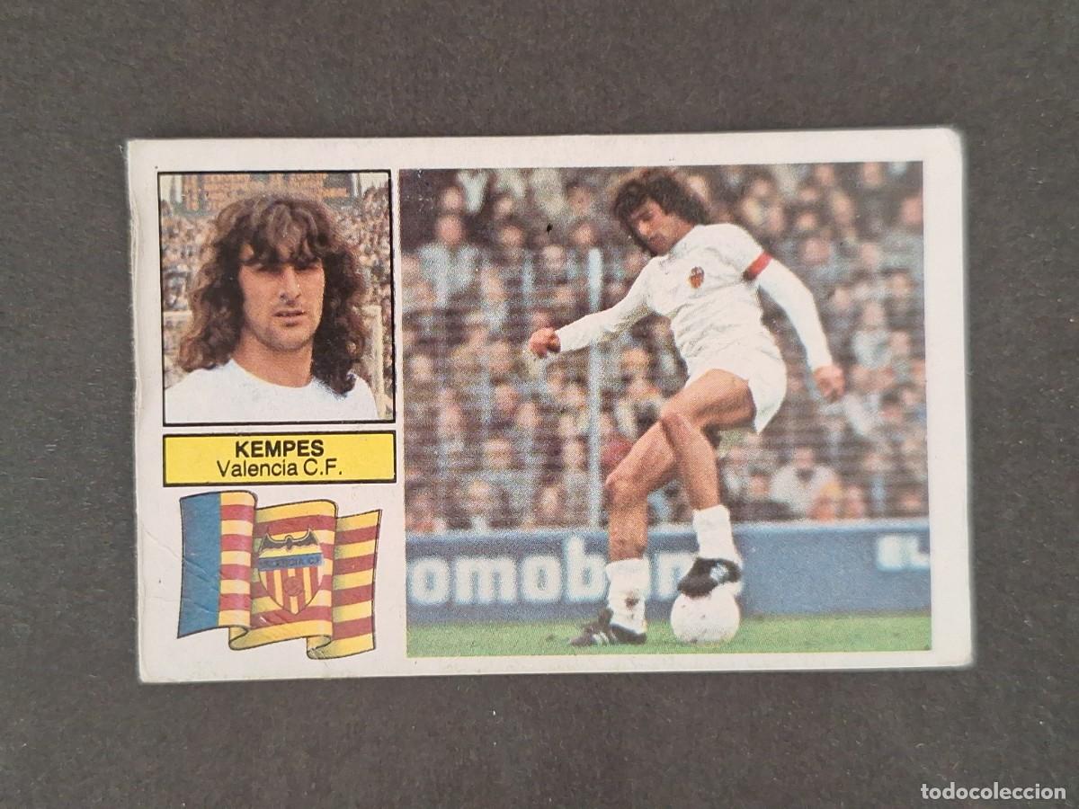Cromos de f&uacute;tbol: L6 KEMPES VALENCIA C. F. FICHAJE 10 LIGA ESTE 1982 1983 82 83 DESPEGADO RECUPERADO