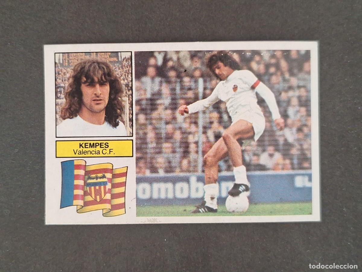 Cromos de f&uacute;tbol: L6 KEMPES VALENCIA C. F. FICHAJE 10 LIGA ESTE 1982 1983 82 83 DESPEGADO RECUPERADO