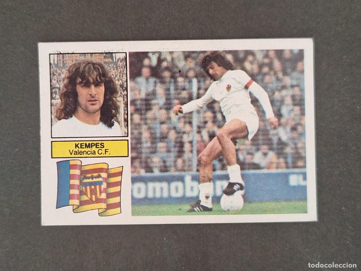 Cromos de f&uacute;tbol: L6 KEMPES VALENCIA C. F. FICHAJE 10 LIGA ESTE 1982 1983 82 83 DESPEGADO RECUPERADO