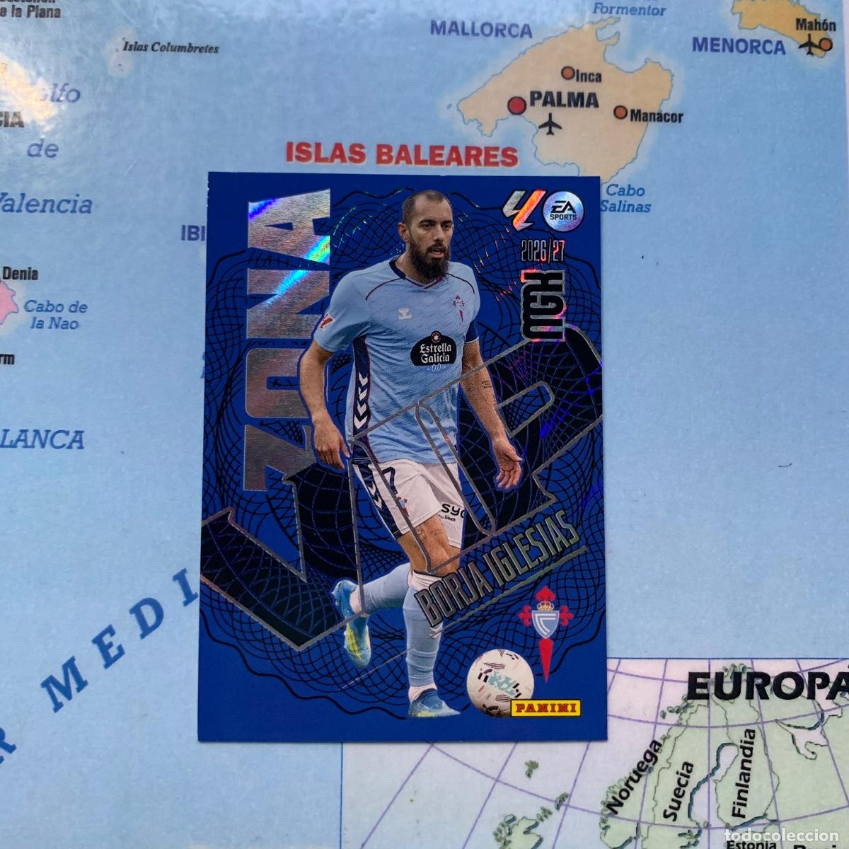 Cromos de f&uacute;tbol: Borja Iglesias serie vip n&uacute;mero 399 del Celta megacracks 26-27 2026-2027