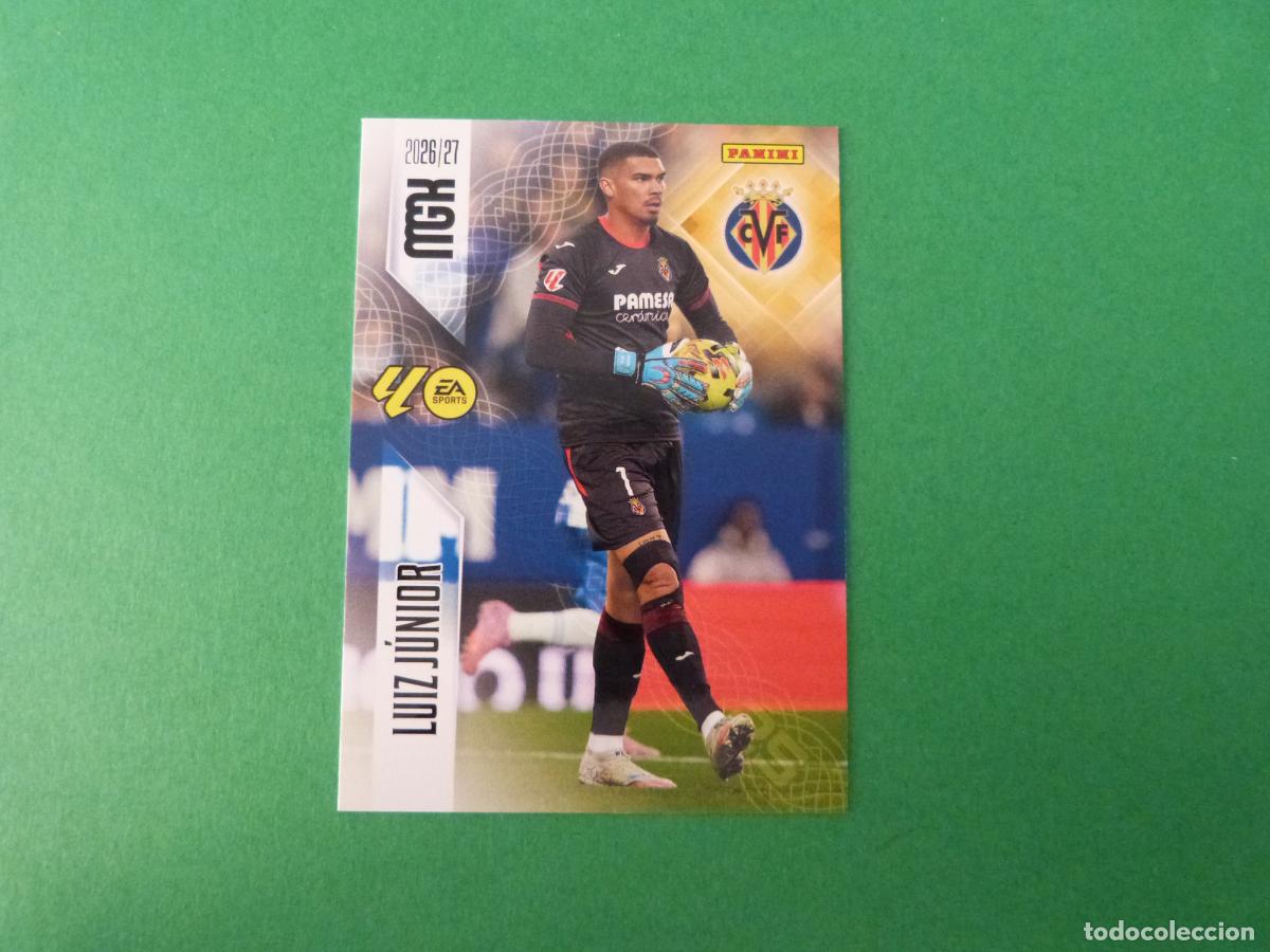 Cromos de f&uacute;tbol: TRADING CARD FUTBOL LUIZ JUNIOR VILLARREAL C.F. N&ordm; 362 LIGA MEGACRACKS 2026-2027/26-27 PANINI