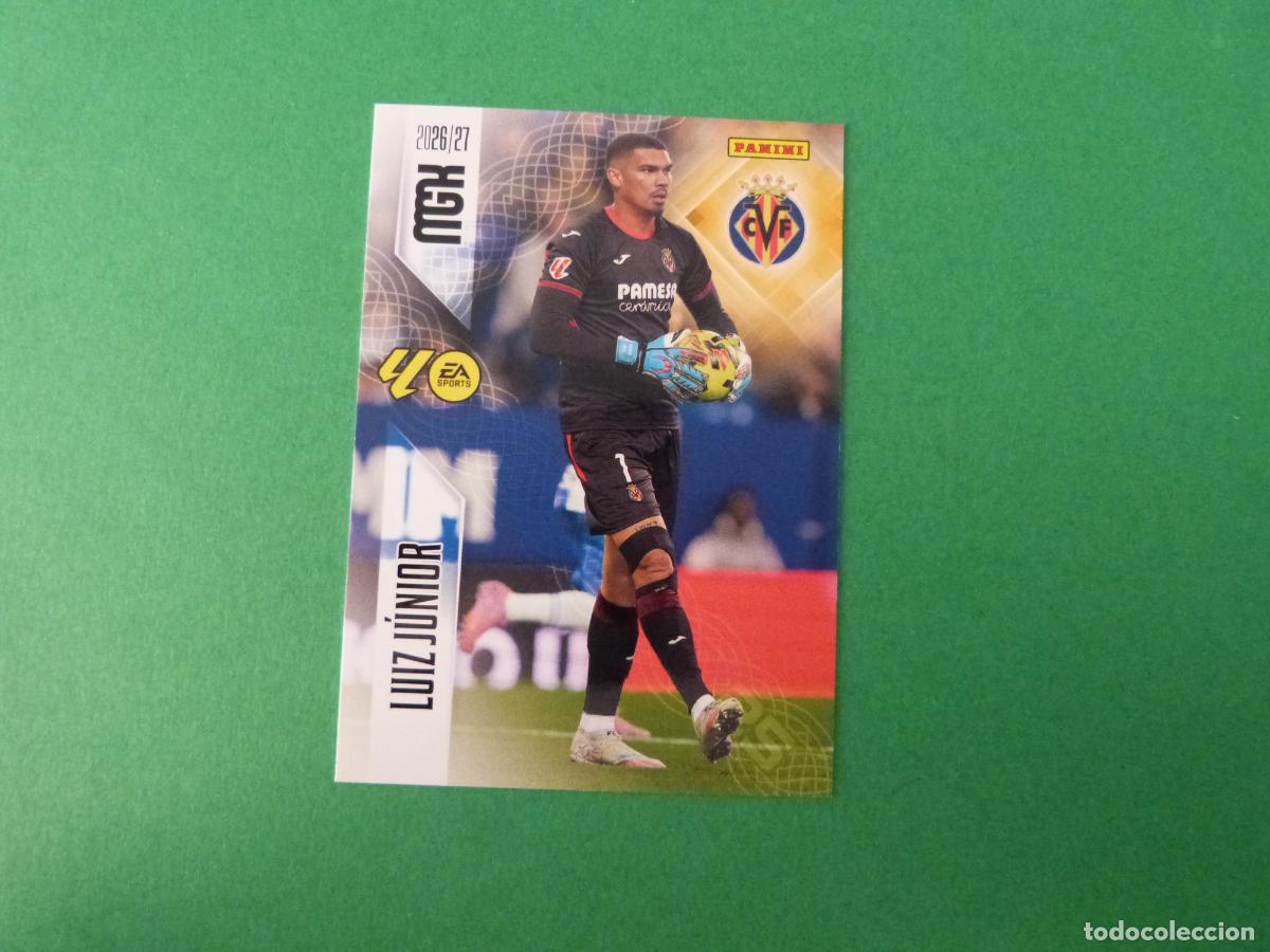 Cromos de f&uacute;tbol: TRADING CARD FUTBOL LUIZ JUNIOR VILLARREAL C.F. N&ordm; 362 LIGA MEGACRACKS 2026-2027/26-27 PANINI