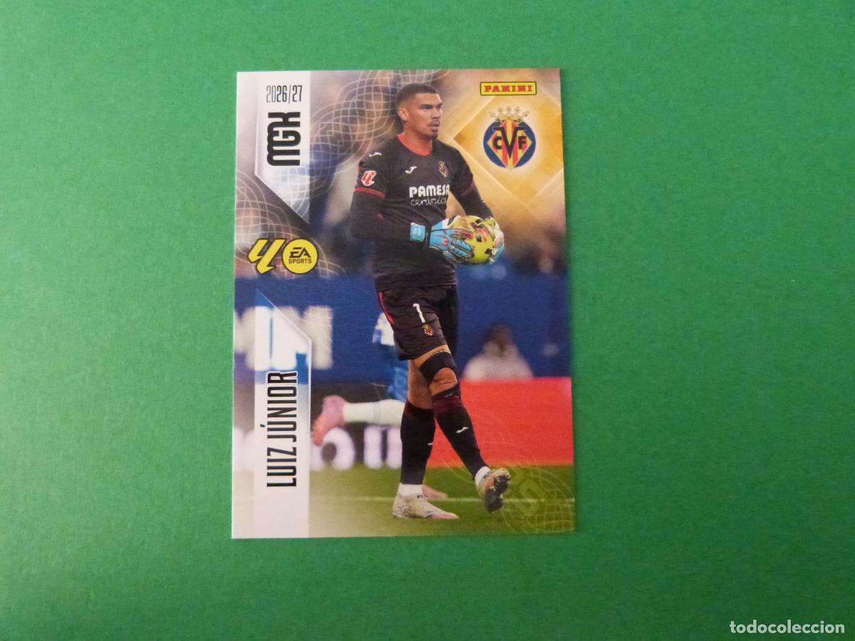 Cromos de f&uacute;tbol: TRADING CARD FUTBOL LUIZ JUNIOR VILLARREAL C.F. N&ordm; 362 LIGA MEGACRACKS 2026-2027/26-27 PANINI