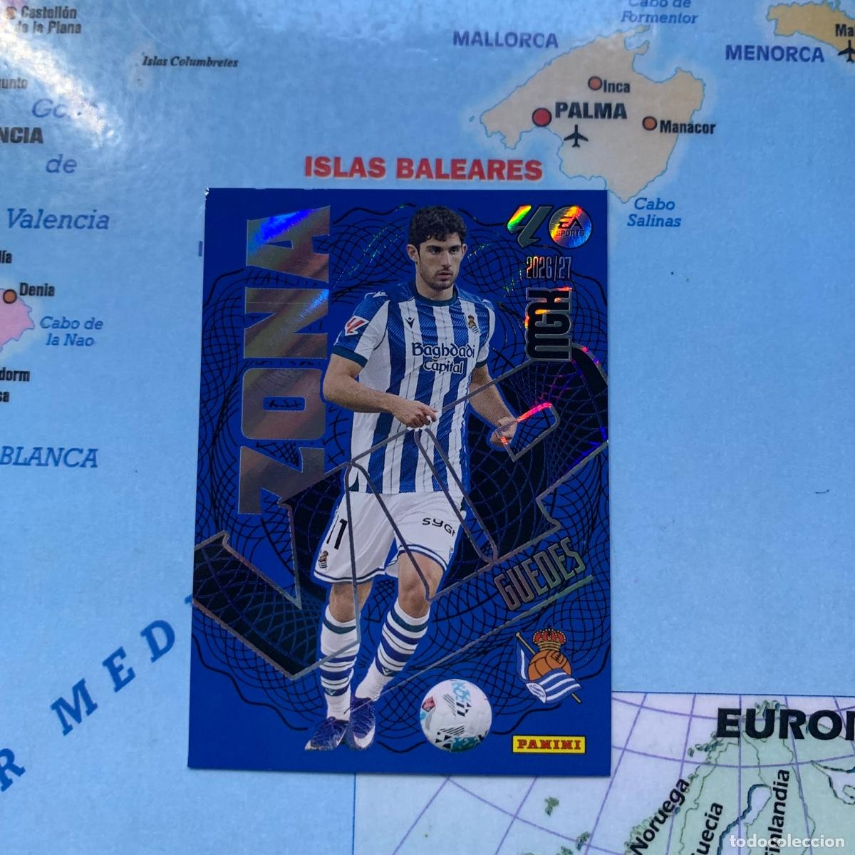 Cromos de f&uacute;tbol: Carlos soler serie vip n&uacute;mero 400 de la Real Sociedad megacracks 26-27 2026-2027