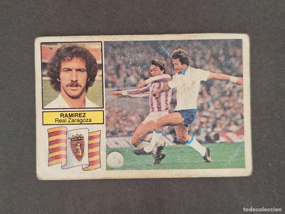 Cromos de f&uacute;tbol: L6 RAMIREZ REAL ZARAGOZA FICHAJE 14 LIGA ESTE 1982 1983 82 83 DESPEGADO RECUPERADO