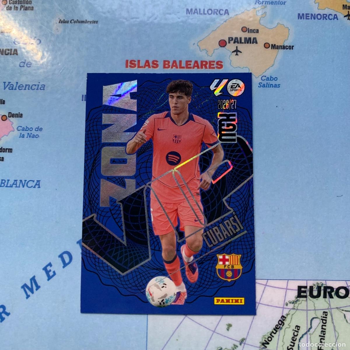 Cromos de f&uacute;tbol: Cubarsi serie vip n&uacute;mero 401 del Barcelona megacracks 26-27 2026-2027