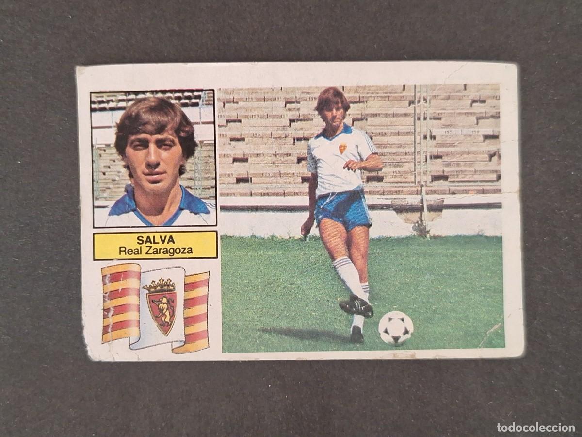 Cromos de f&uacute;tbol: L6 SALVA REAL ZARAGOZA FICHAJE 22 LIGA ESTE 1982 1983 82 83 DESPEGADO RECUPERADO