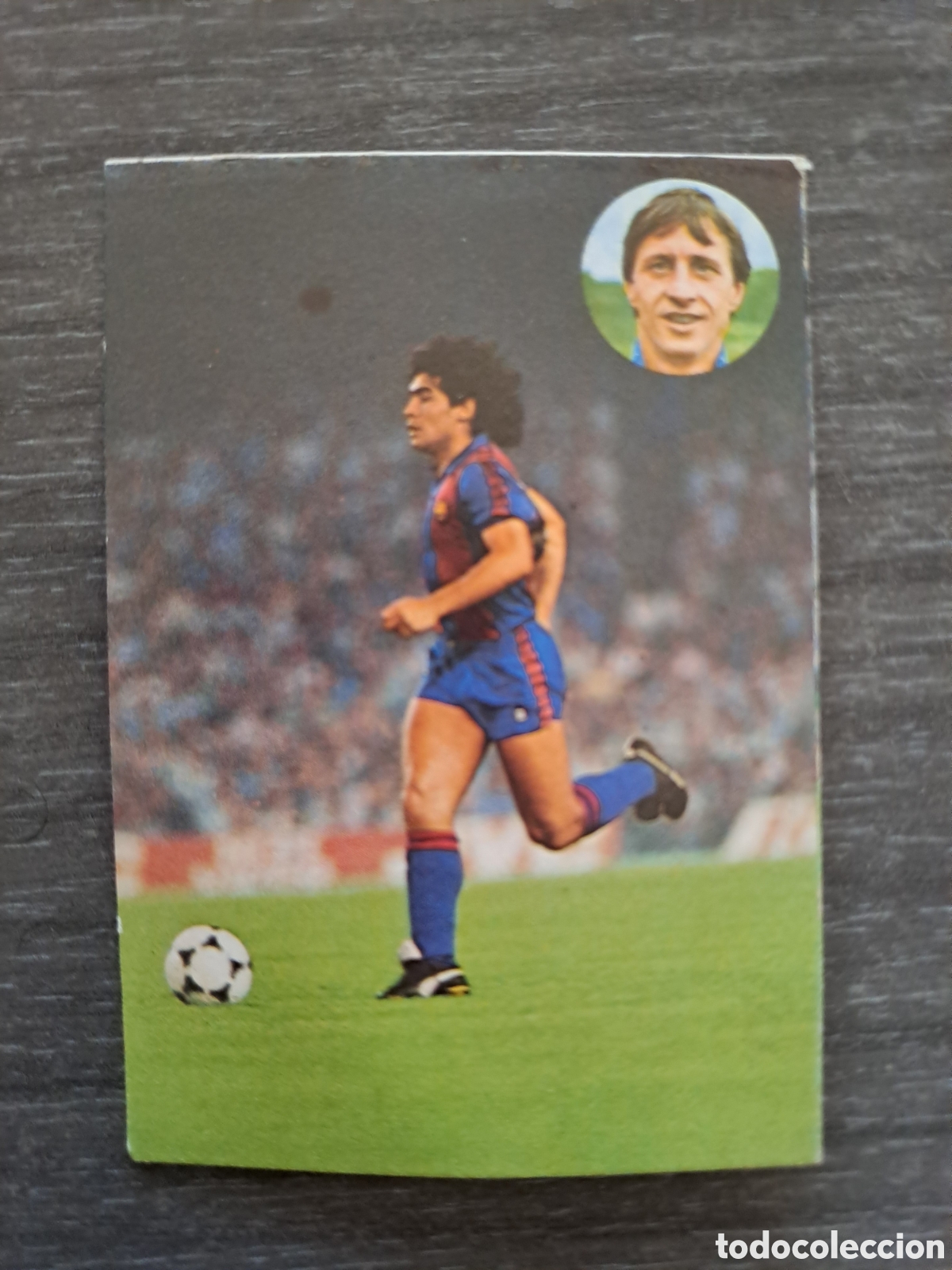 Cromos de f&uacute;tbol: MARADONA N&ordm; 199 &mdash; APRENDE A JUGAR AL F&Uacute;TBOL CON JOHAN CRUYFF &middot; GEPRODESA 1984