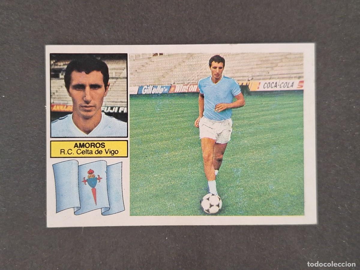 Cromos de f&uacute;tbol: L6 AMOROS CELTA DE VIGO FICHAJE 21 LIGA ESTE 1982 1983 82 83 DESPEGADO RECUPERADO