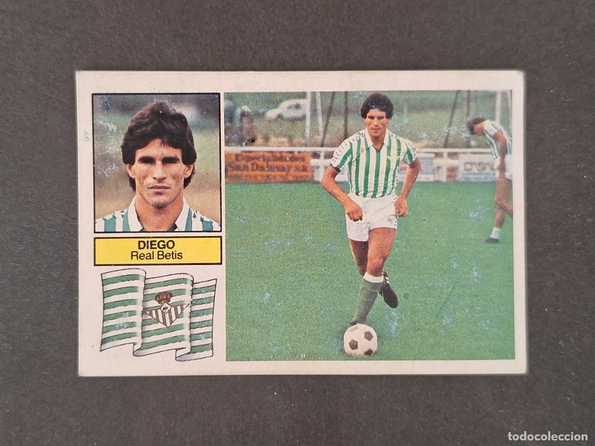 Cromos de f&uacute;tbol: L6 DIEGO REAL BETIS FICHAJE 23 LIGA ESTE 1982 1983 82 83 DESPEGADO RECUPERADO