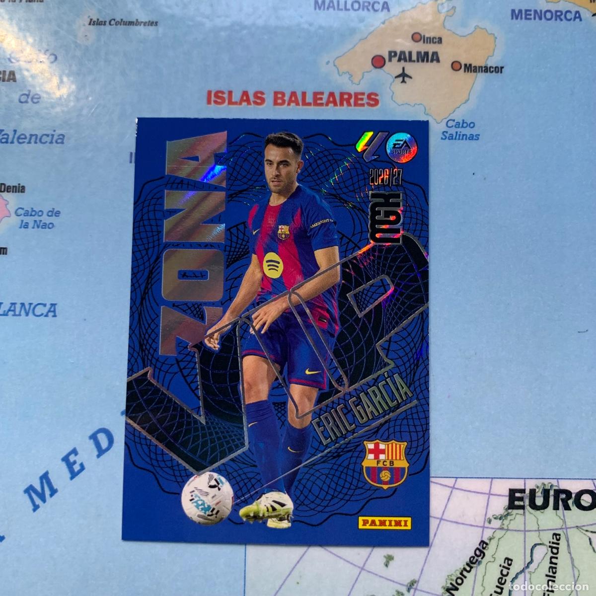 Football Stickers: Eric Garcia serie vip n&uacute;mero 393 del Barcelona megacracks 26-27 2026-2027