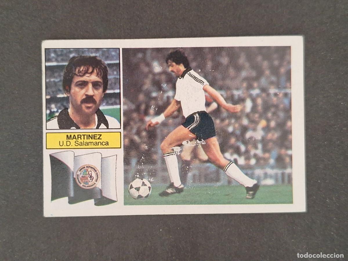 Football Stickers: L6 MARTINEZ U. D. SALAMANCA FICHAJE 25 LIGA ESTE 1982 1983 82 83 DESPEGADO RECUPERADO