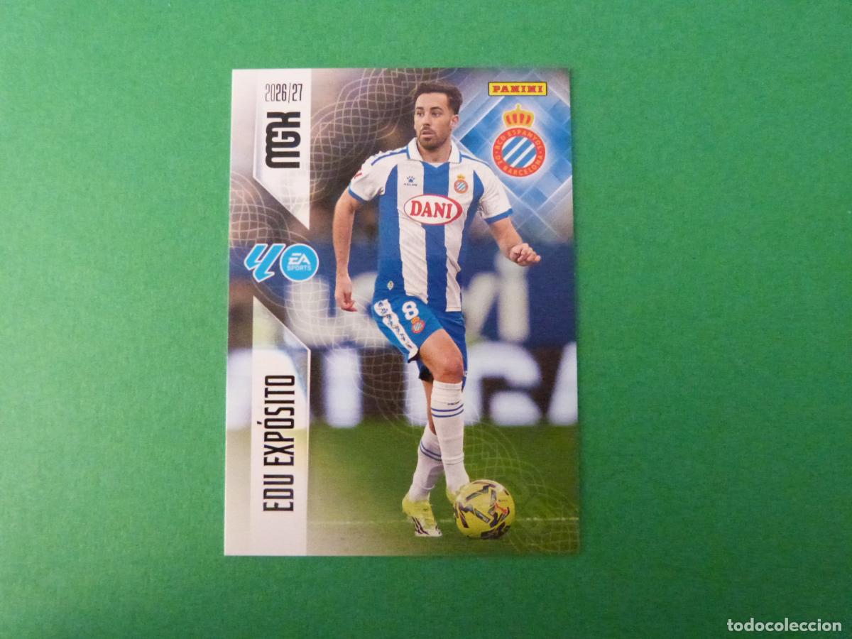 Football Stickers: TRADING CARD FUTBOL EDU EXPOSITO R.C.D. ESPA&Ntilde;OL-ESPANYOL N&ordm; 174 LIGA MEGACRACKS 2026-2027/26-27