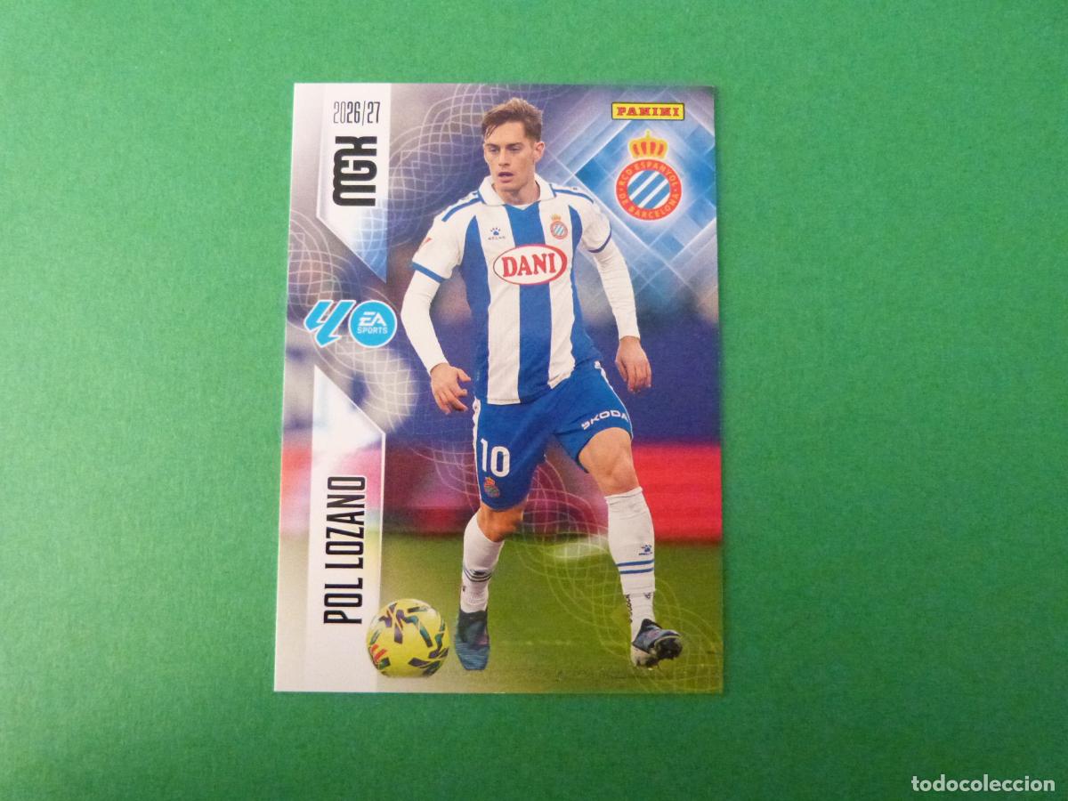 Figurine di Calcio: TRADING CARD FUTBOL POL LOZANO R.C.D. ESPA&Ntilde;OL-ESPANYOL N&ordm; 173 LIGA MEGACRACKS 2026-2027/26-27