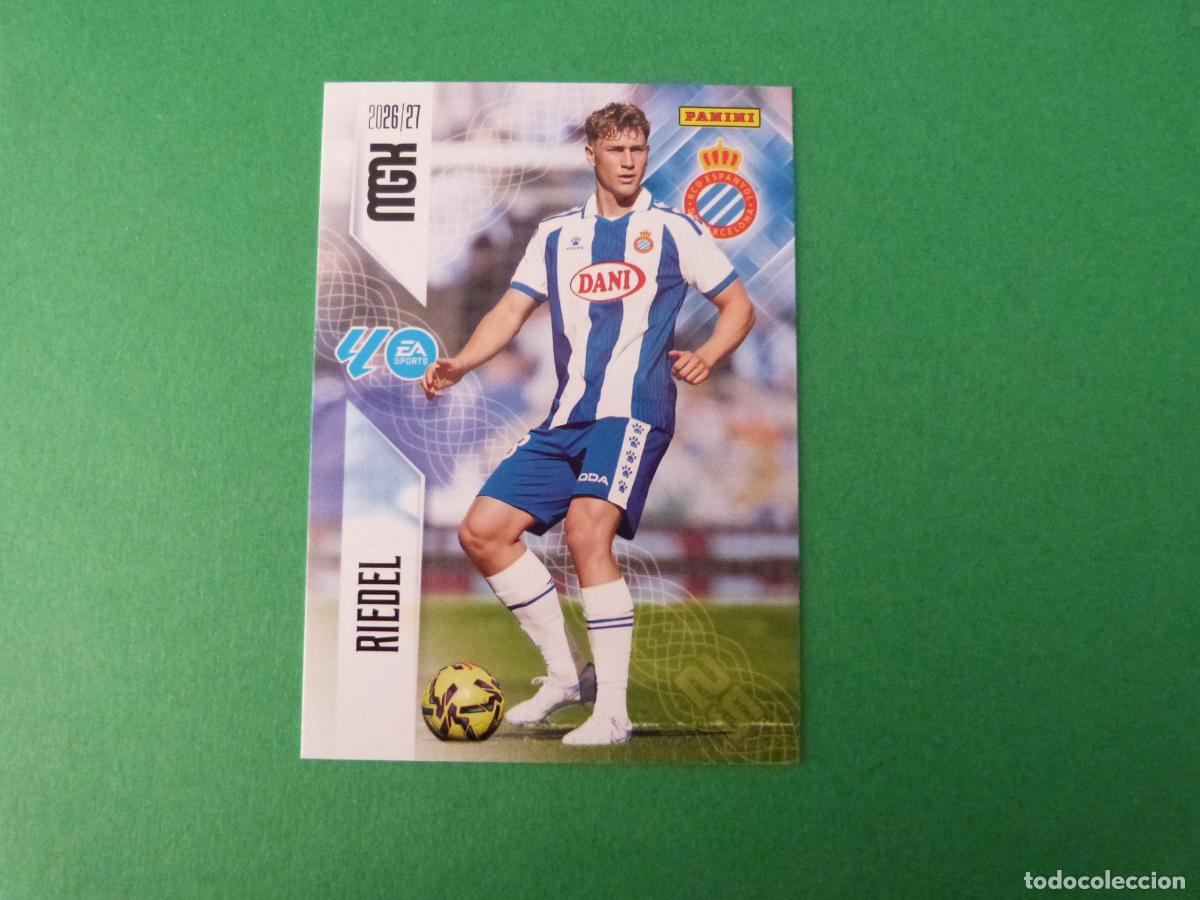 Cartes &agrave; collectionner de Football: TRADING CARD FUTBOL RIEDEL R.C.D. ESPA&Ntilde;OL-ESPANYOL N&ordm; 168 LIGA MEGACRACKS 2026-2027/26-27