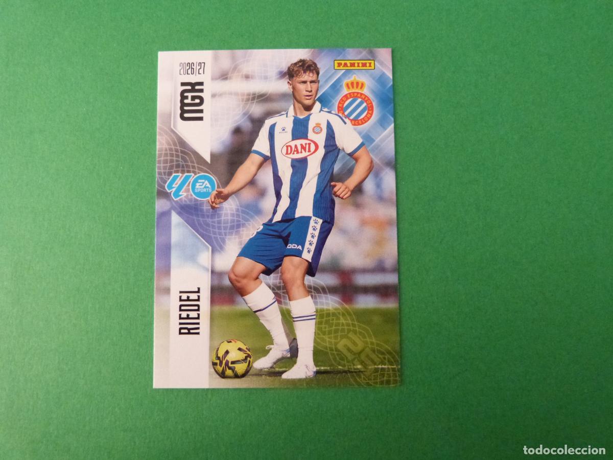Cartes &agrave; collectionner de Football: TRADING CARD FUTBOL RIEDEL R.C.D. ESPA&Ntilde;OL-ESPANYOL N&ordm; 168 LIGA MEGACRACKS 2026-2027/26-27