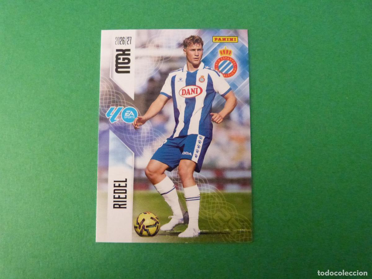 Cartes &agrave; collectionner de Football: TRADING CARD FUTBOL RIEDEL R.C.D. ESPA&Ntilde;OL-ESPANYOL N&ordm; 168 LIGA MEGACRACKS 2026-2027/26-27