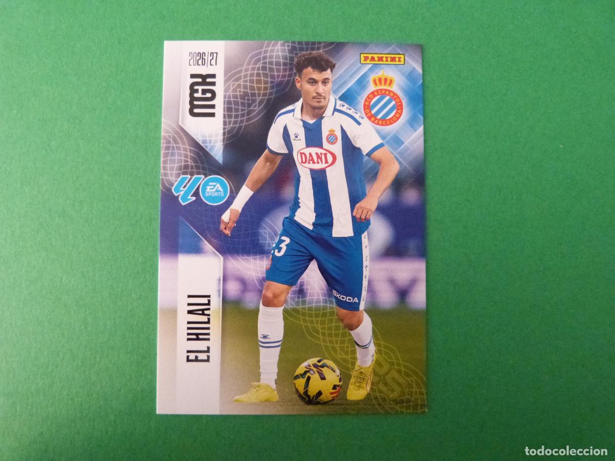 Cromos de f&uacute;tbol: TRADING CARD FUTBOL EL HILALI R.C.D. ESPA&Ntilde;OL-ESPANYOL N&ordm; 166 LIGA MEGACRACKS 2026-2027/26-27