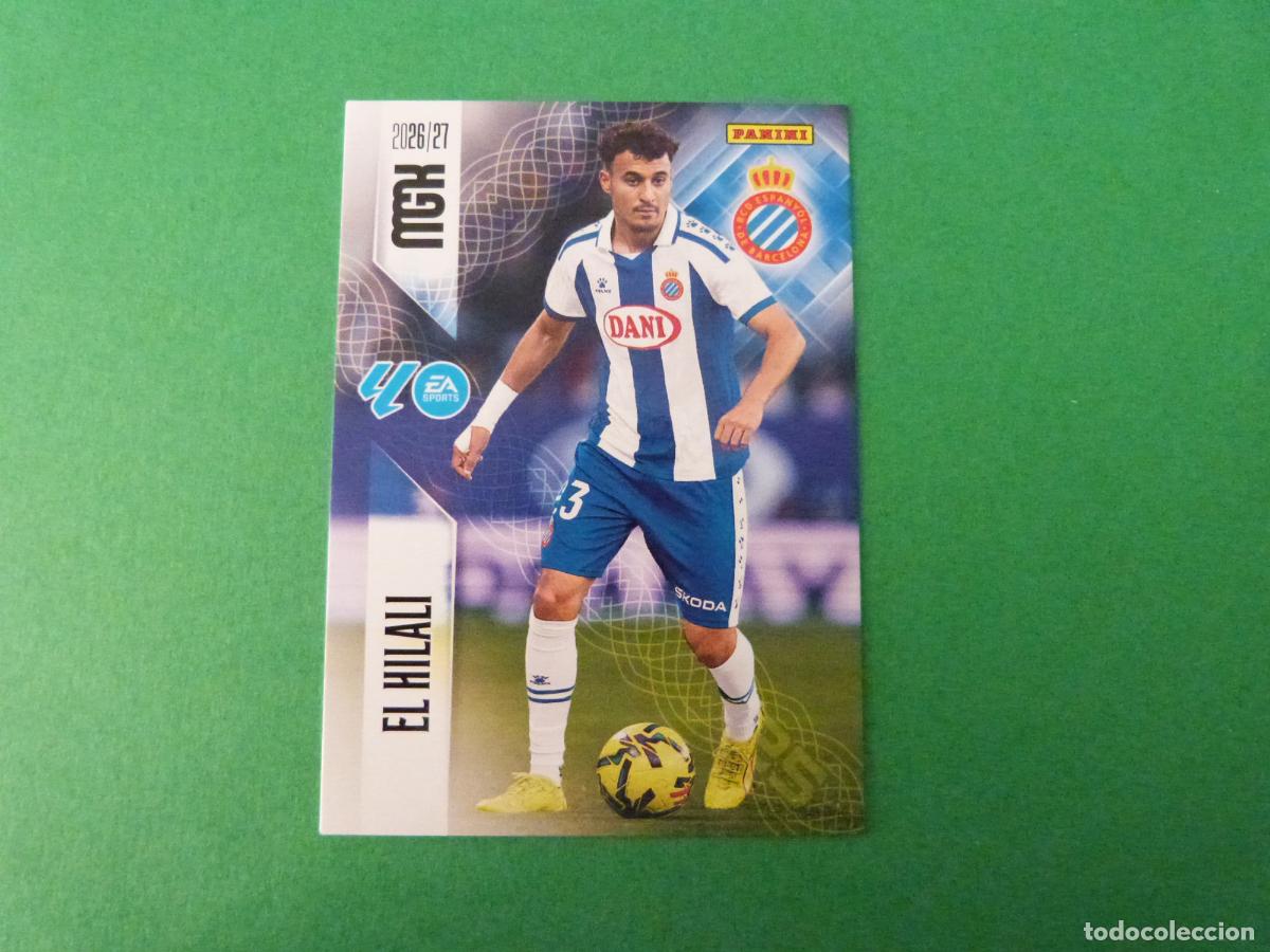Cromos de f&uacute;tbol: TRADING CARD FUTBOL EL HILALI R.C.D. ESPA&Ntilde;OL-ESPANYOL N&ordm; 166 LIGA MEGACRACKS 2026-2027/26-27