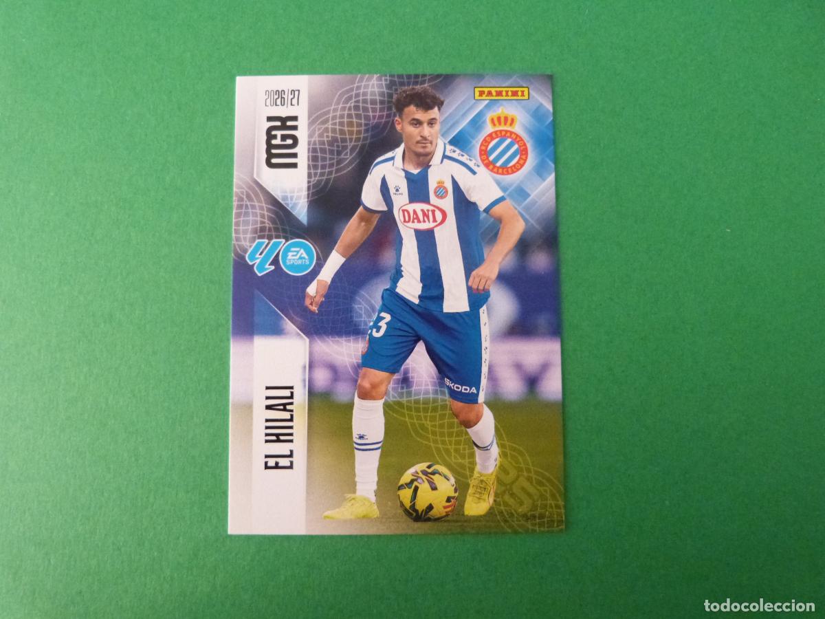 Cromos de f&uacute;tbol: TRADING CARD FUTBOL EL HILALI R.C.D. ESPA&Ntilde;OL-ESPANYOL N&ordm; 166 LIGA MEGACRACKS 2026-2027/26-27