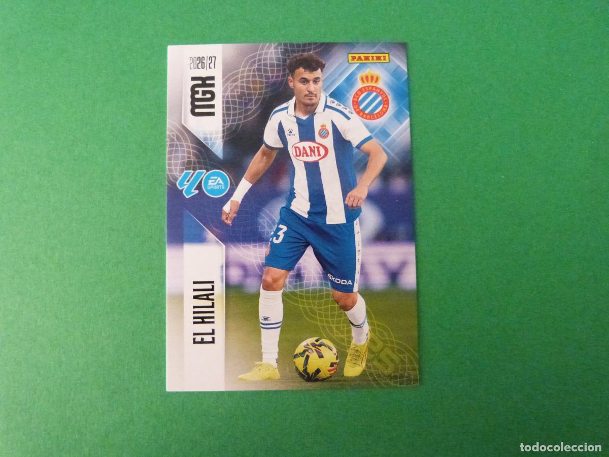 Cromos de f&uacute;tbol: TRADING CARD FUTBOL EL HILALI R.C.D. ESPA&Ntilde;OL-ESPANYOL N&ordm; 166 LIGA MEGACRACKS 2026-2027/26-27