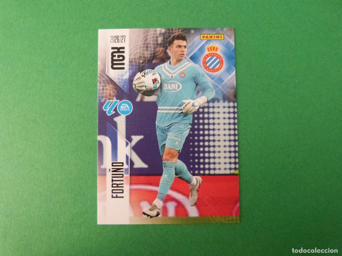 Cromos de f&uacute;tbol: TRADING CARD FUTBOL FORTU&Ntilde;O R.C.D. ESPA&Ntilde;OL-ESPANYOL N&ordm; 165 LIGA MEGACRACKS 2026-2027/26-27