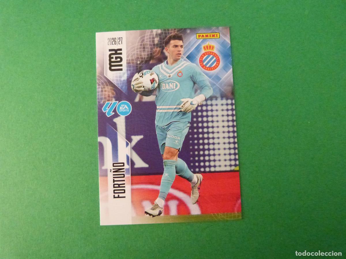 Cromos de f&uacute;tbol: TRADING CARD FUTBOL FORTU&Ntilde;O R.C.D. ESPA&Ntilde;OL-ESPANYOL N&ordm; 165 LIGA MEGACRACKS 2026-2027/26-27