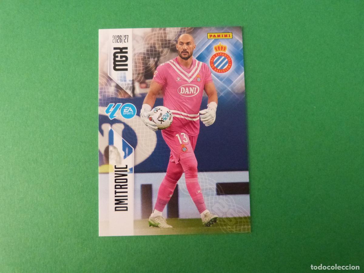 Cromos de f&uacute;tbol: TRADING CARD FUTBOL DMITROVIC R.C.D. ESPA&Ntilde;OL-ESPANYOL N&ordm; 164 LIGA MEGACRACKS 2026-2027/26-27