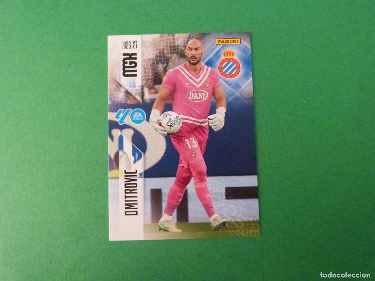 Cromos de f&uacute;tbol: TRADING CARD FUTBOL DMITROVIC R.C.D. ESPA&Ntilde;OL-ESPANYOL N&ordm; 164 LIGA MEGACRACKS 2026-2027/26-27