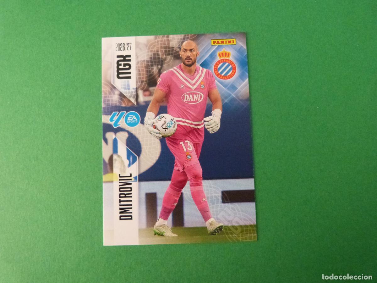 Cromos de f&uacute;tbol: TRADING CARD FUTBOL DMITROVIC R.C.D. ESPA&Ntilde;OL-ESPANYOL N&ordm; 164 LIGA MEGACRACKS 2026-2027/26-27
