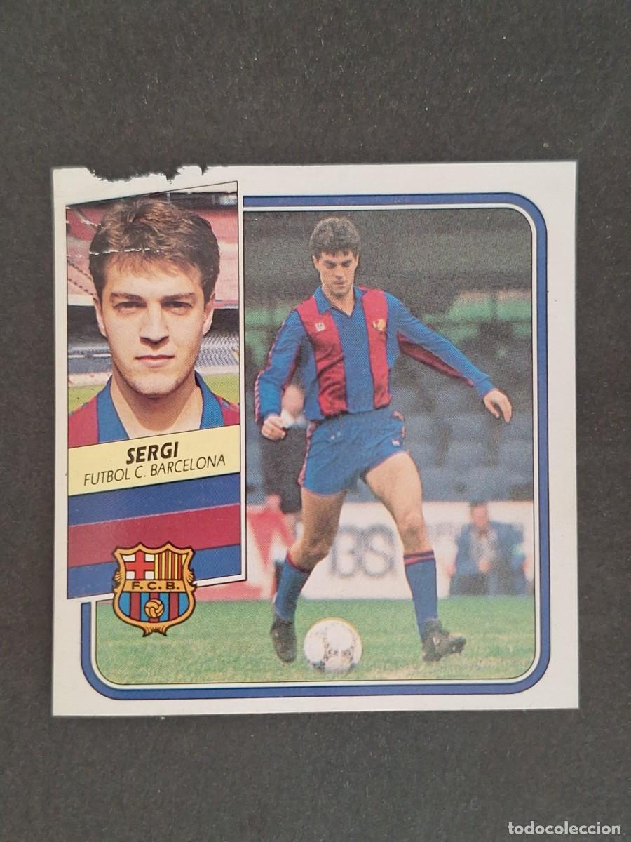 Cartes &agrave; collectionner de Football: L3 SERGI F. C. BARCELONA LIGA ESTE 1989 1990 89 90 DESPEGADO RECUPERADO