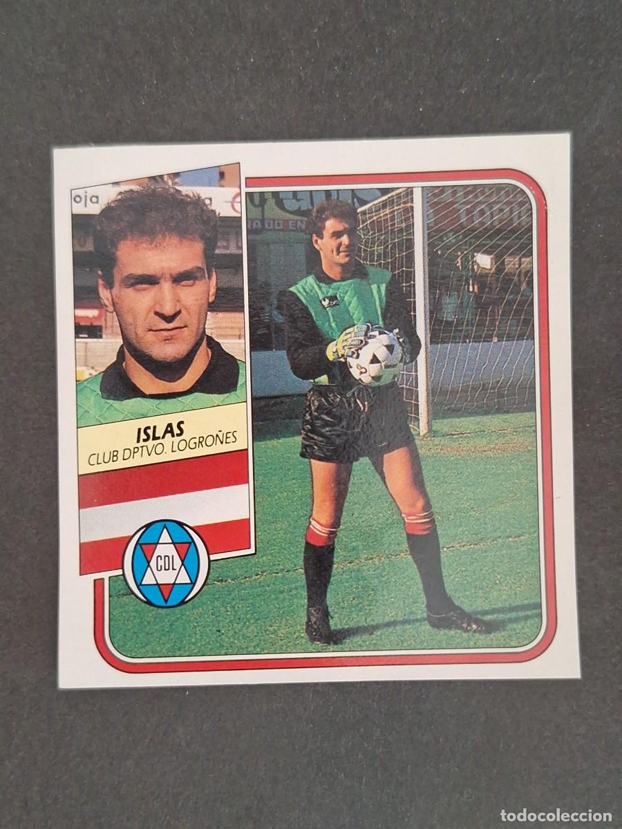 Cartes &agrave; collectionner de Football: L3 ISLAS C. D. LOGRO&Ntilde;ES LIGA ESTE 1989 1990 89 90 DESPEGADO RECUPERADO