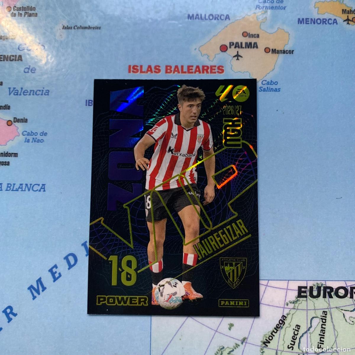 Fu&szlig;ball-Sticker: Jauregizar serie vip power n&uacute;mero P398 Del Athletic de Bilbao megacracks 26-27 2026-2027