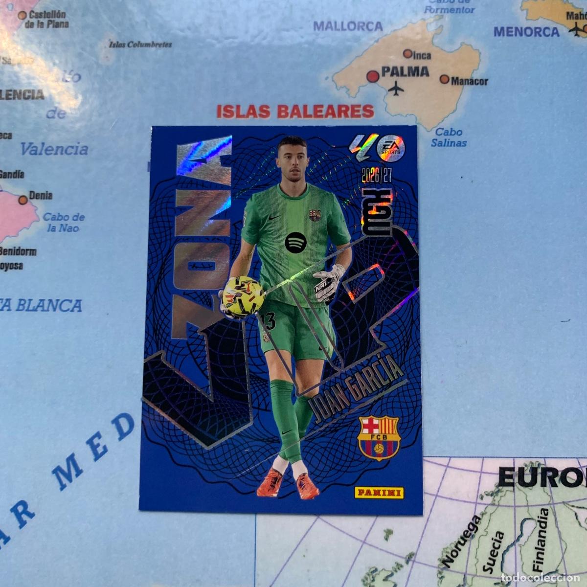 Cromos de Futebol: Joan Garcia serie vip n&uacute;mero 399 Del Barcelona megacracks 26-27 2026-2027