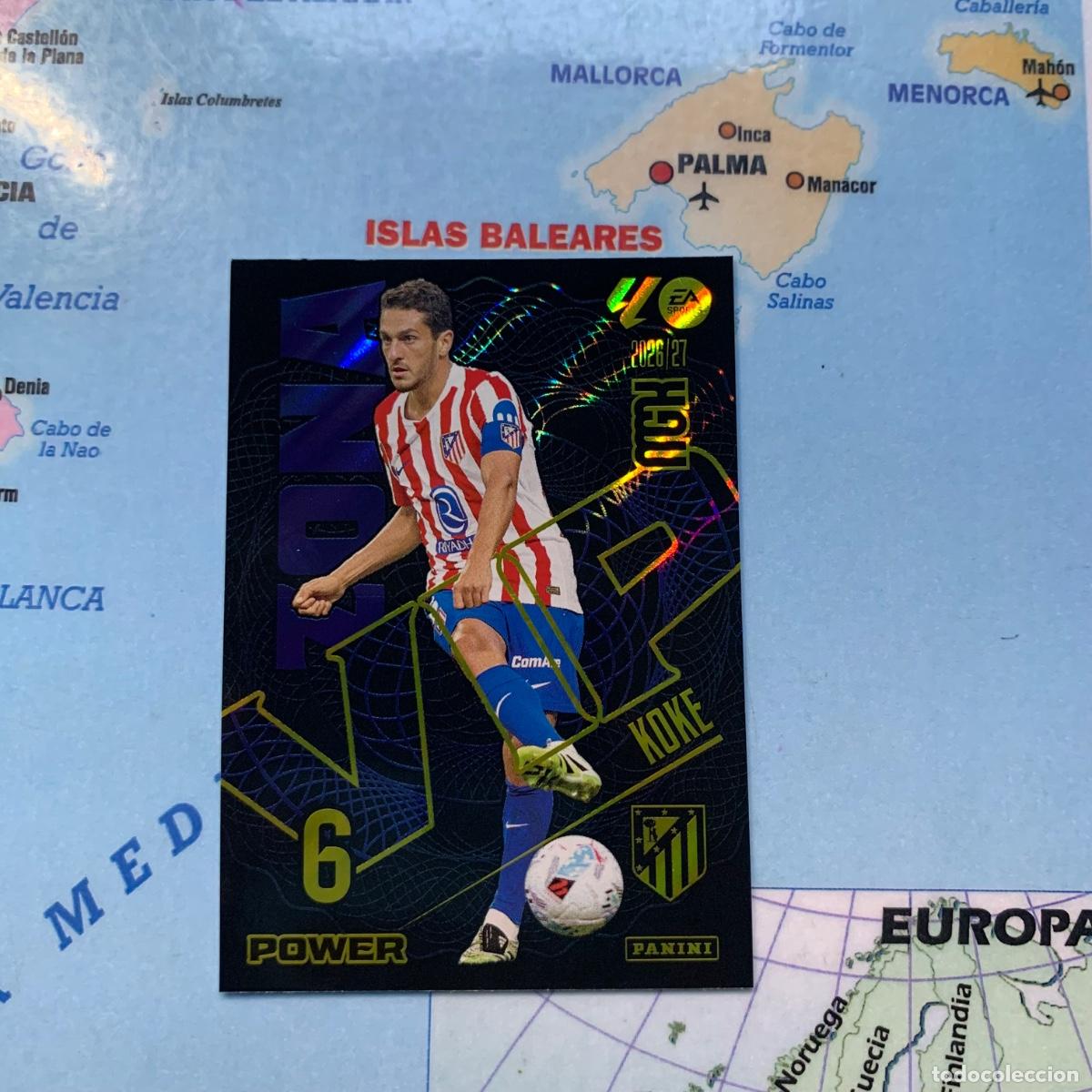 Fu&szlig;ball-Sticker: Koke serie vip power n&uacute;mero P400 Del Atl&eacute;tico de Madrid megacracks 26-27 2026-2027