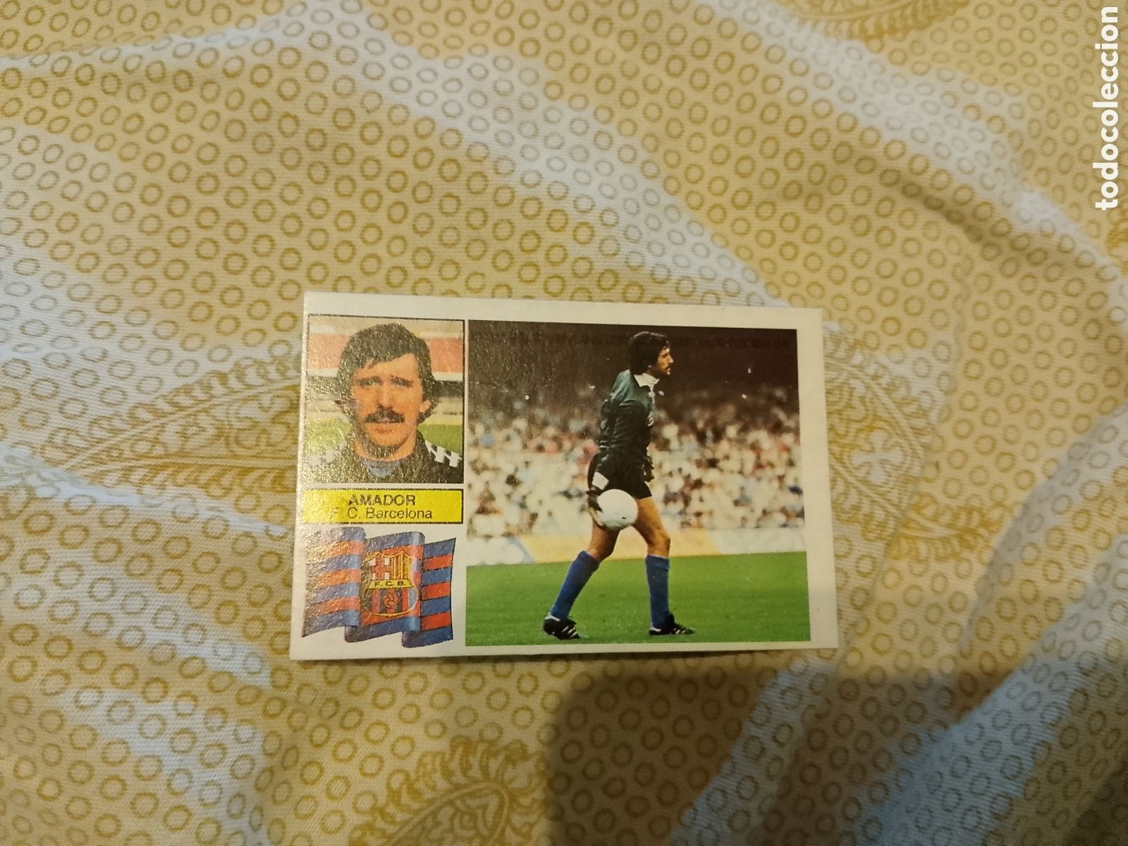 Cartes &agrave; collectionner de Football: AMADOR BARCELONA BAR&Ccedil;A CROMO TARJETA CART&Oacute;N FUTBOL LIGA 1982-1983 82-83 EDICIONES ESTE