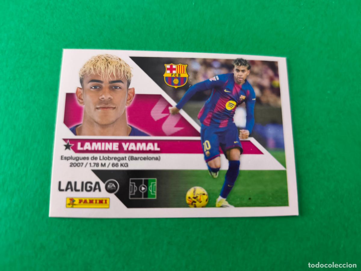 Cromos de f&uacute;tbol: CROMO FUTBOL LAMINE YAMAL F.C.BARCELONA SIN PEGAR N&ordm; 20 LIGA ESTE 2026-2027/26-27 PANINI